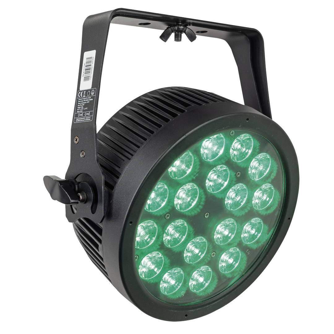 Compact Par 18 Q4 18x 7 W RGBW LED Par - zwart