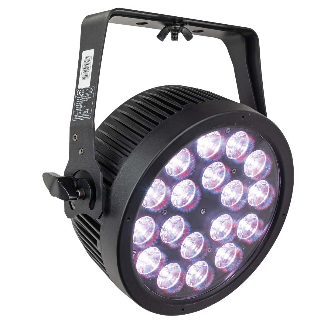 Compact Par 18 Q4 18x 7 W RGBW LED Par - zwart