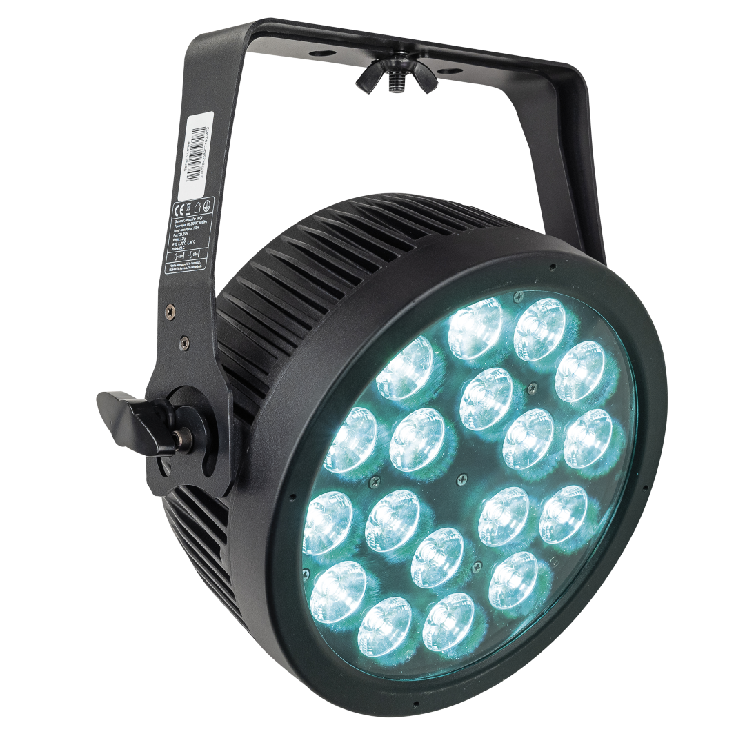 Compact Par 18 Q4 18x 7 W RGBW LED Par - zwart