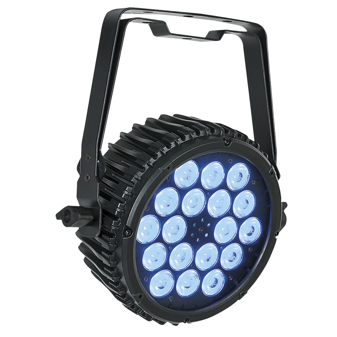 Compact Par 18 MKII 18x 3 W RGB LED Par - zwart