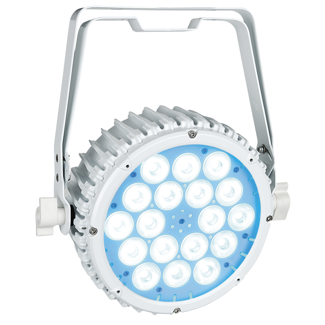 Compact Par 18 MKII 18x 3 W RGB LED Par - wit