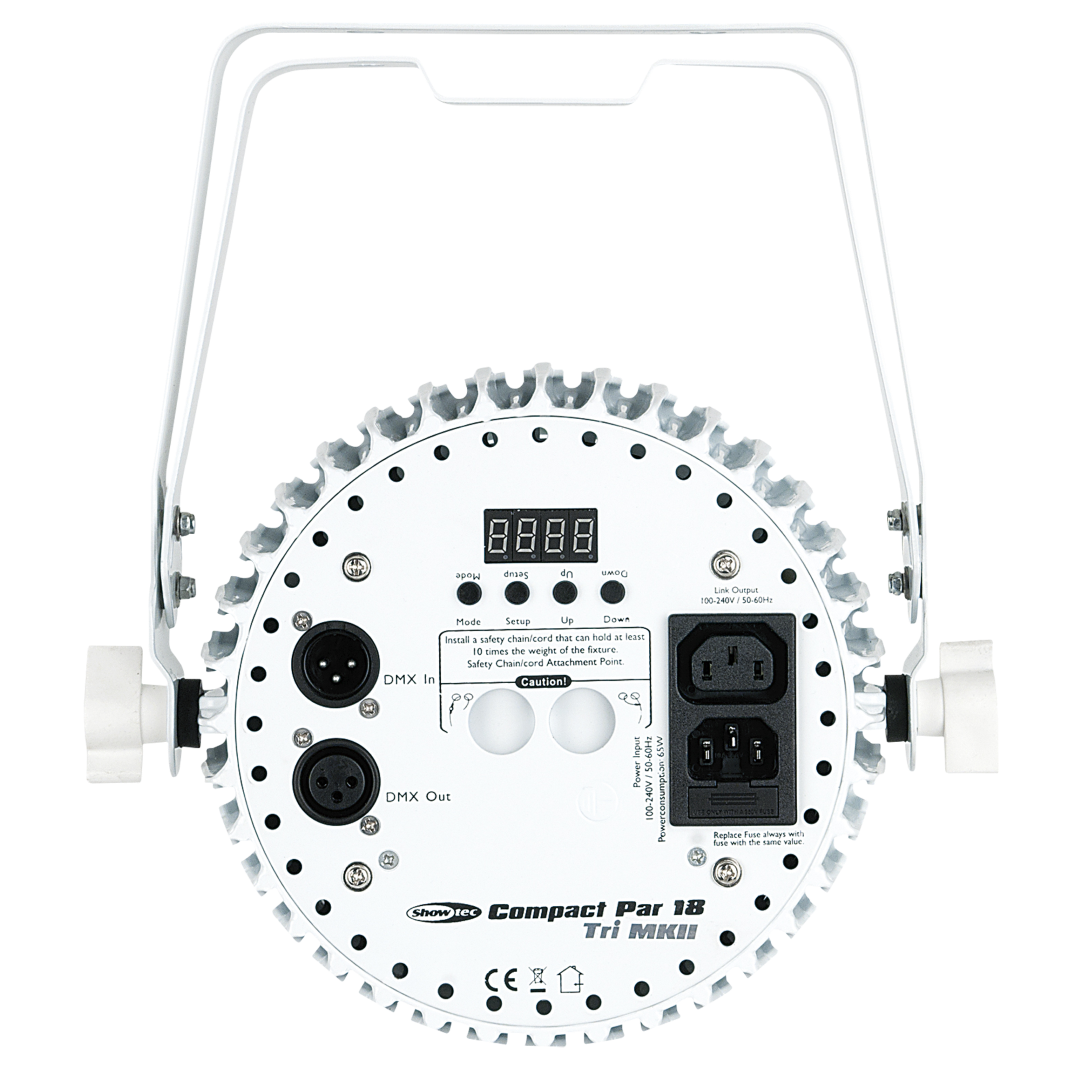 Compact Par 18 MKII 18x 3 W RGB LED Par - wit