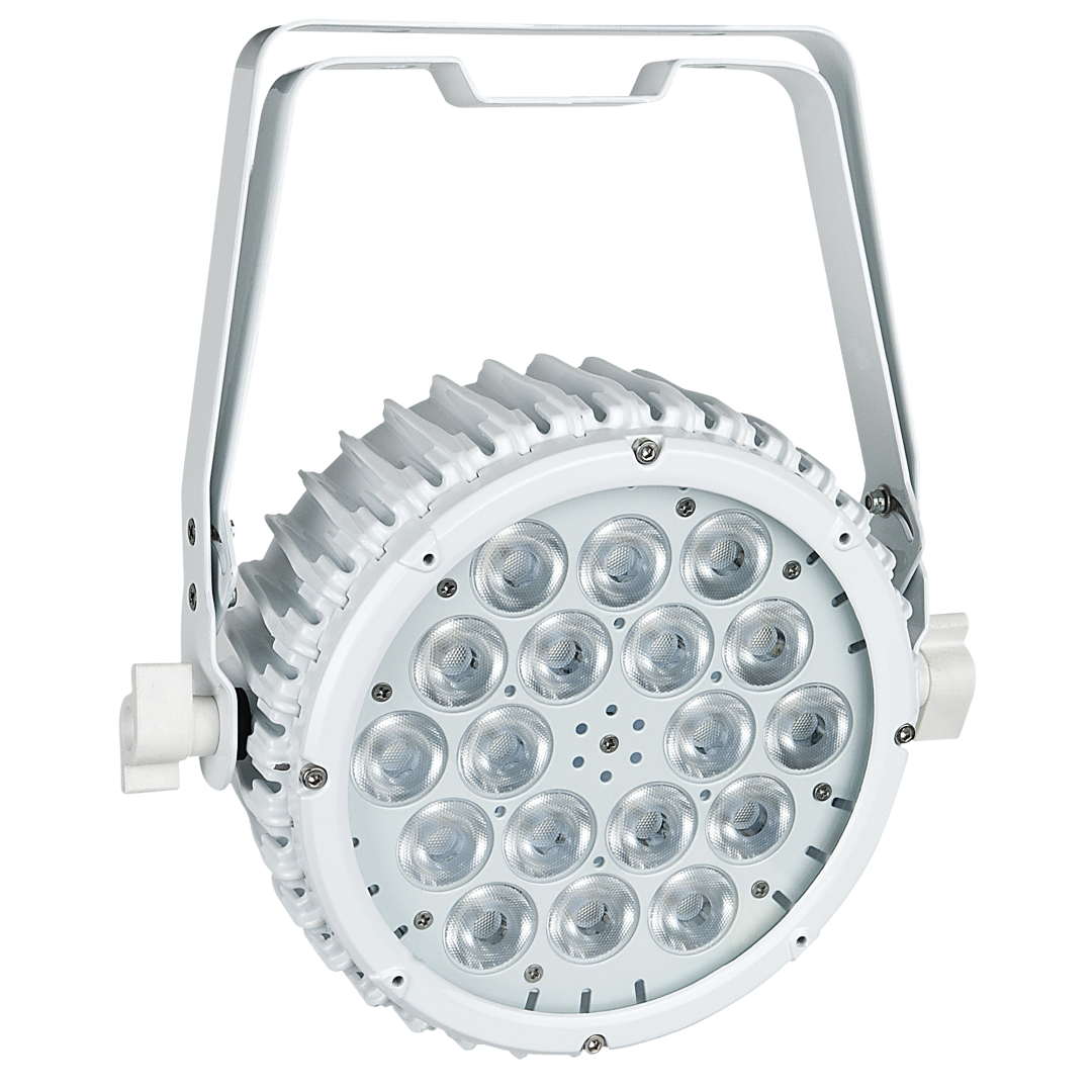 Compact Par 18 MKII 18x 3 W RGB LED Par - wit