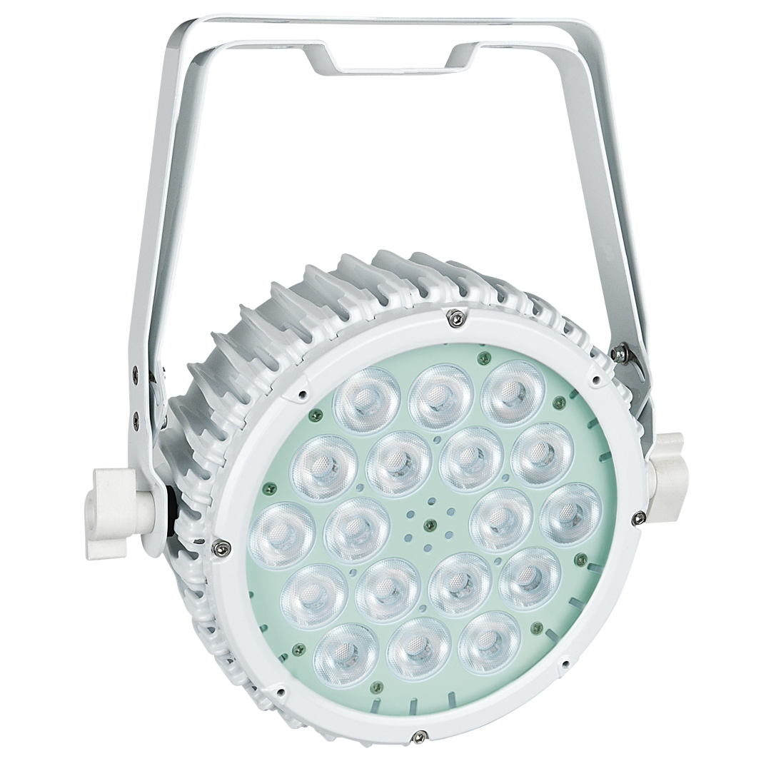 Compact Par 18 MKII 18x 3 W RGB LED Par - wit