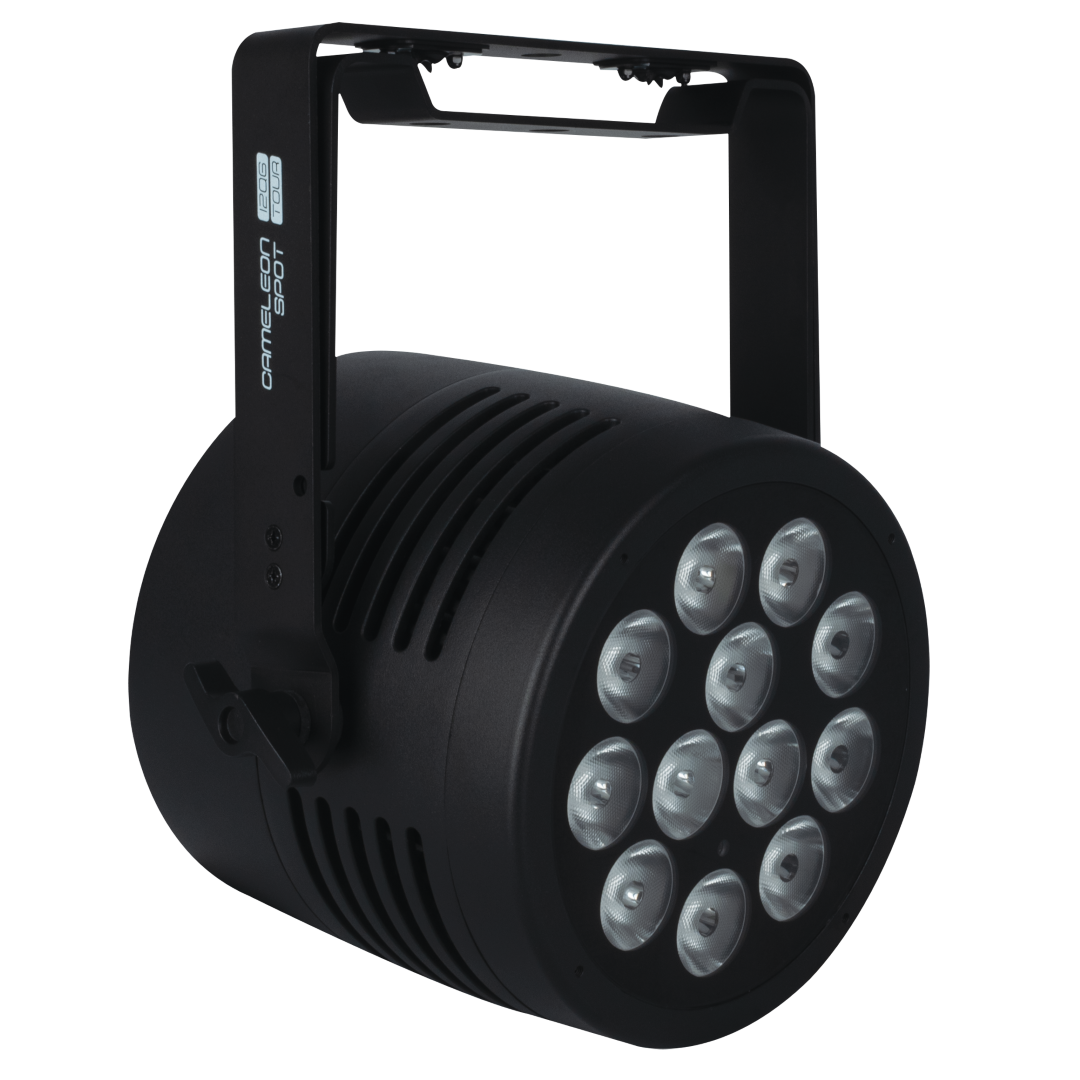 Cameleon Spot 12Q6 Tour 12x 12 W RGBWA-UV LED Spot - Power Pro True