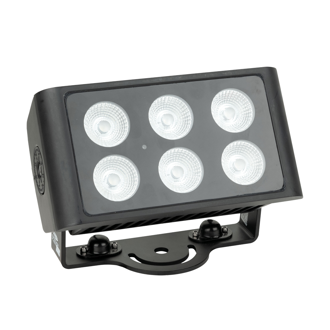 Cameleon Flood 6 Q6 Tour 6x 10 W RGBWA-UV LED Flood - Power Pro True