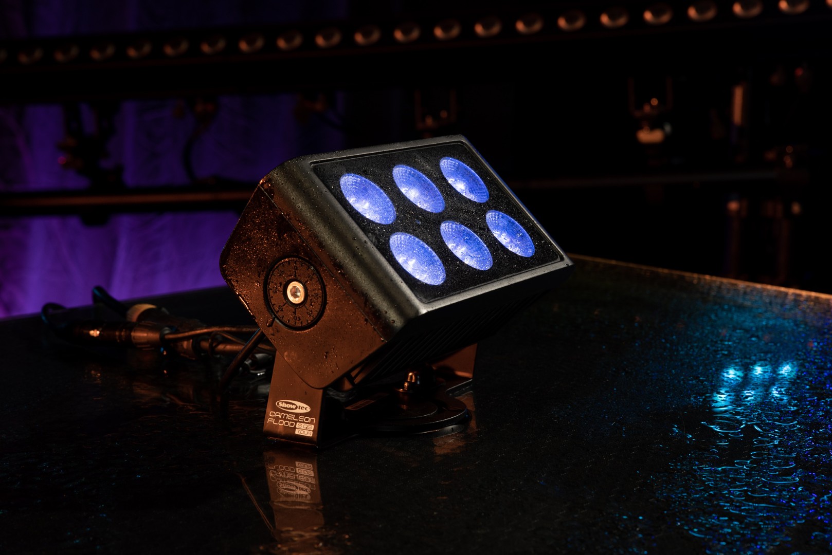 Cameleon Flood 6 Q6 Tour 6x 10 W RGBWA-UV LED Flood - Power Pro True