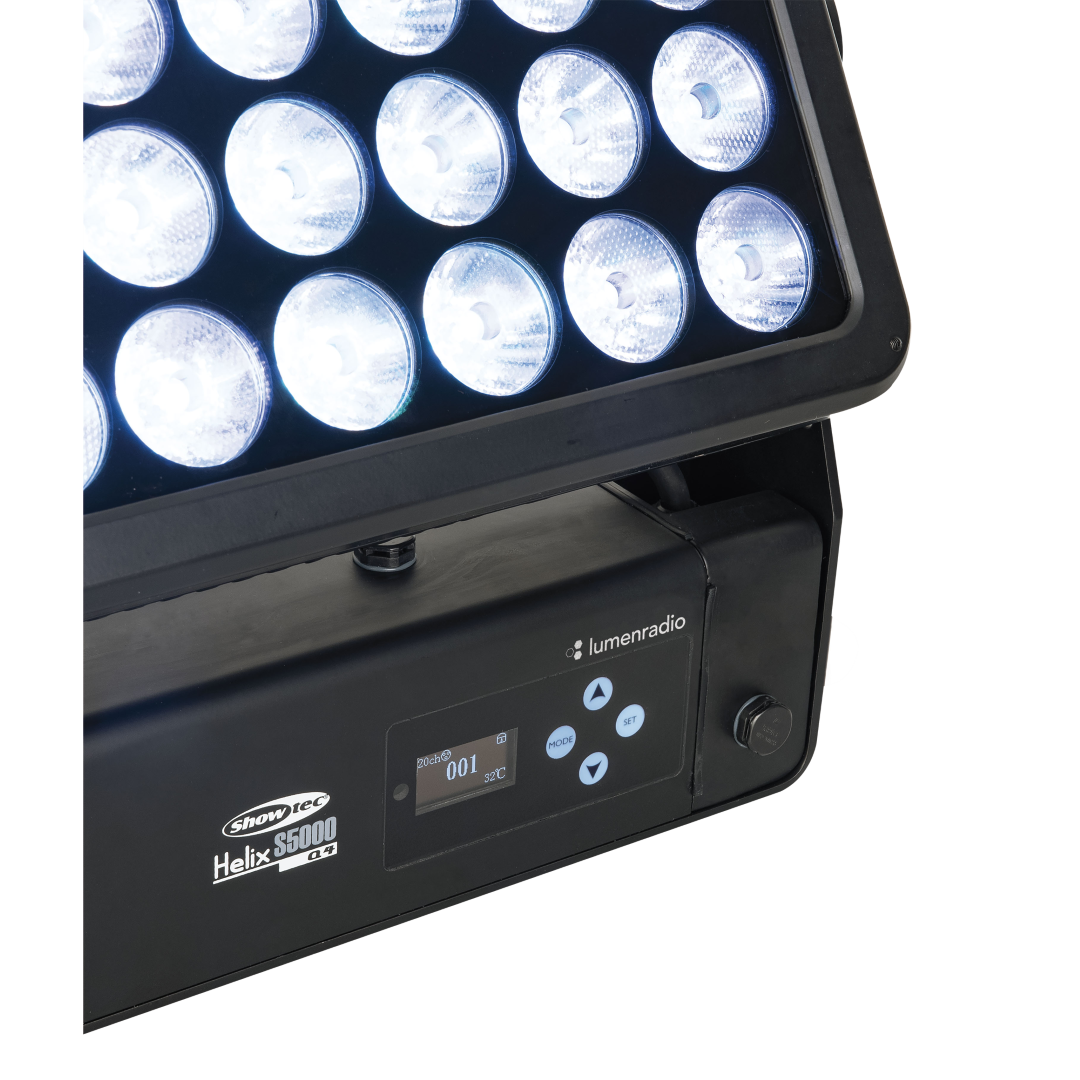 Helix S5000 Q4 40x 10 W RGBW LED Washer voor buitenlocaties (CRMX & WDMX)