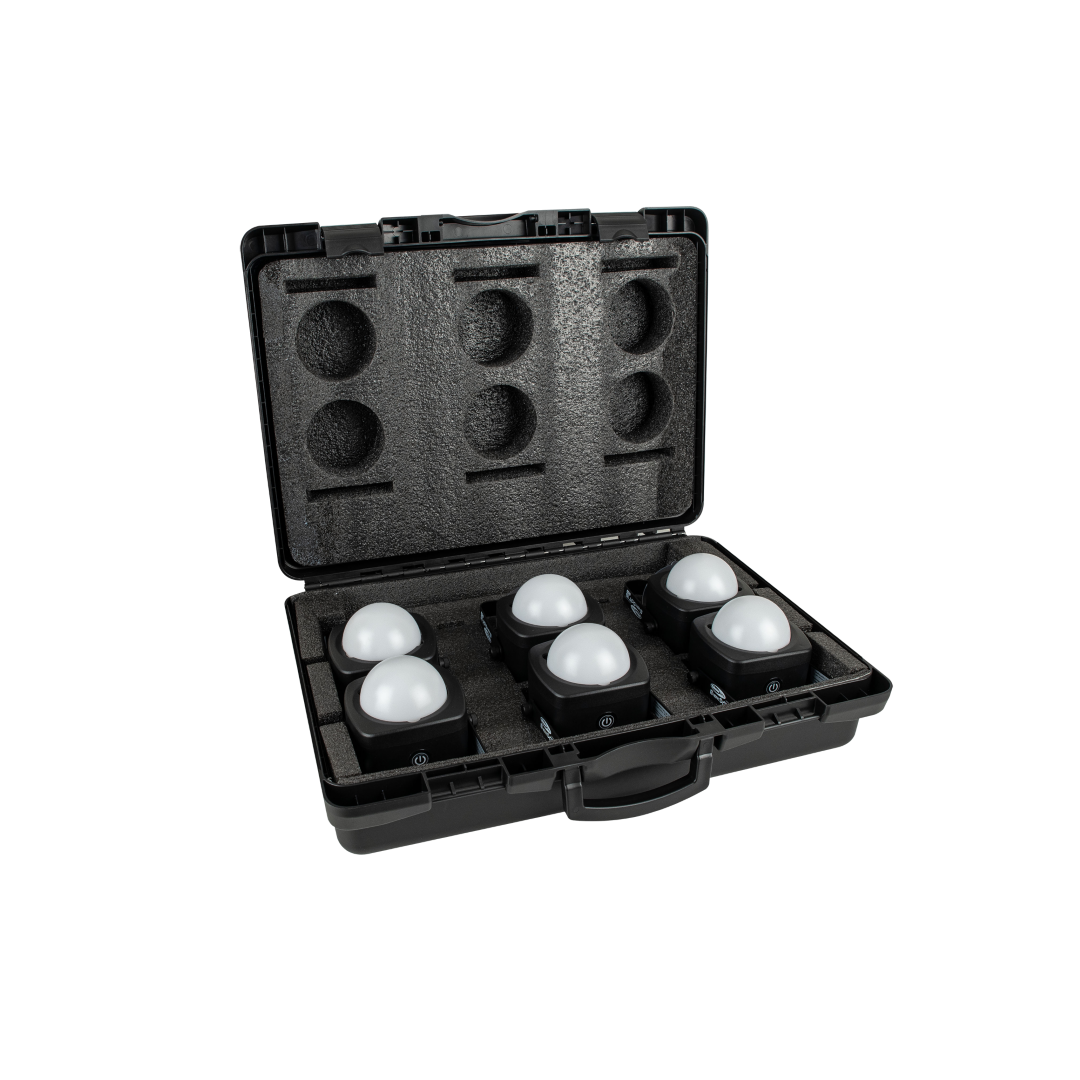 Case for 6x EventDOT 15 Inclusief accessoire ruimte