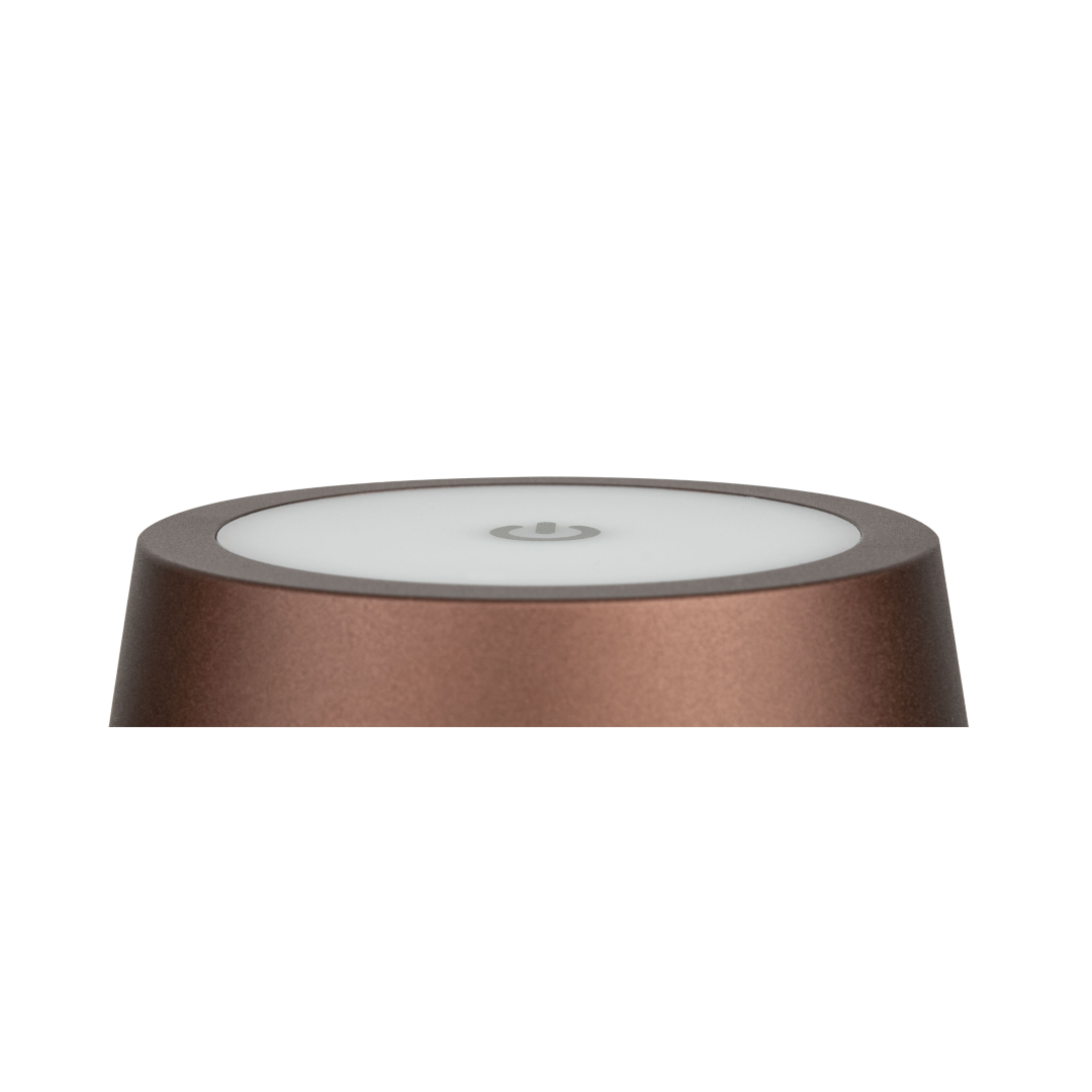 EventLITE Table-WW Compacte 3.5 W IP54 accu lamp met touch dimmer - brons