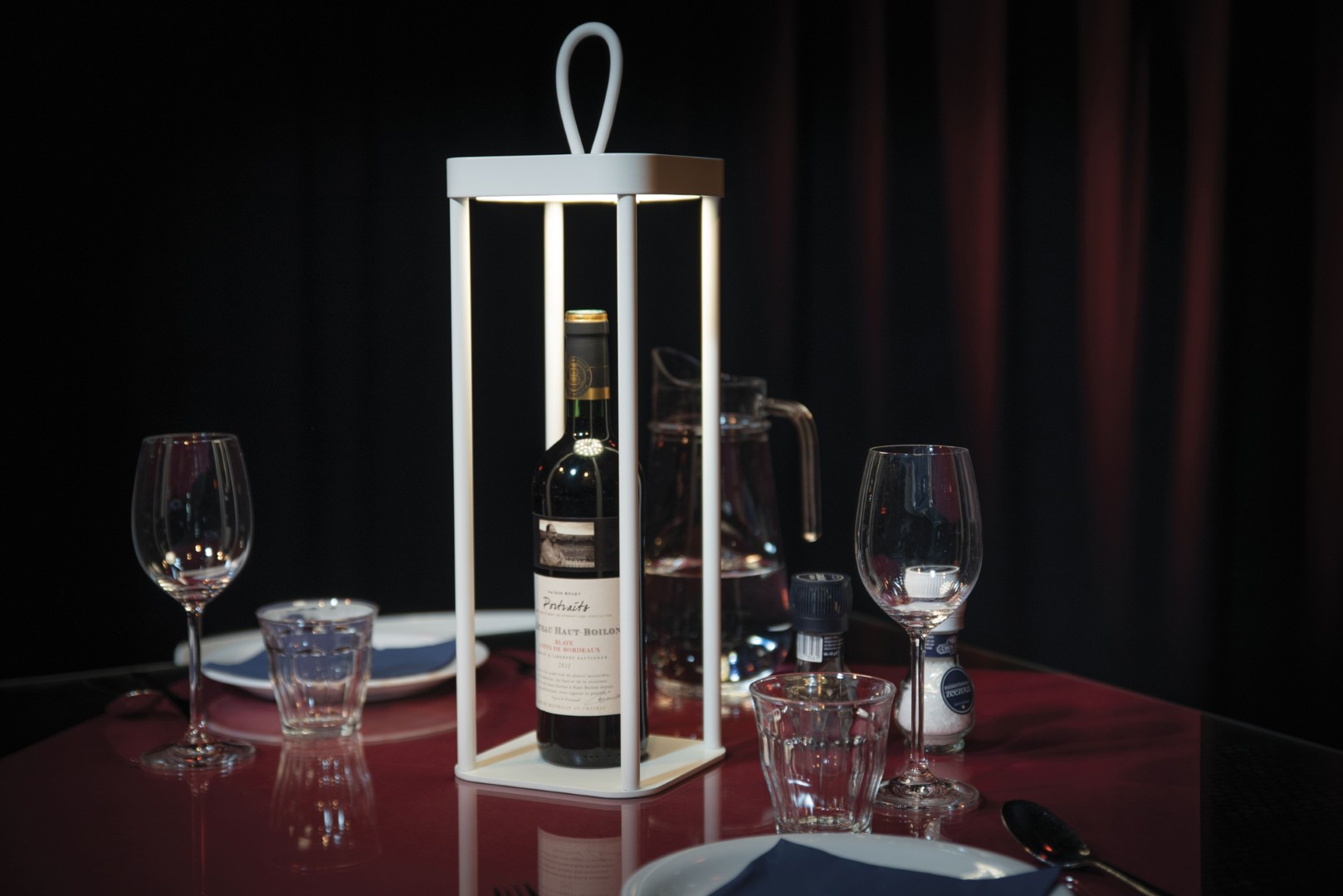 EventLITE Lantern-WW Moderne 2,2 W IP54 accu lantaarn - wit