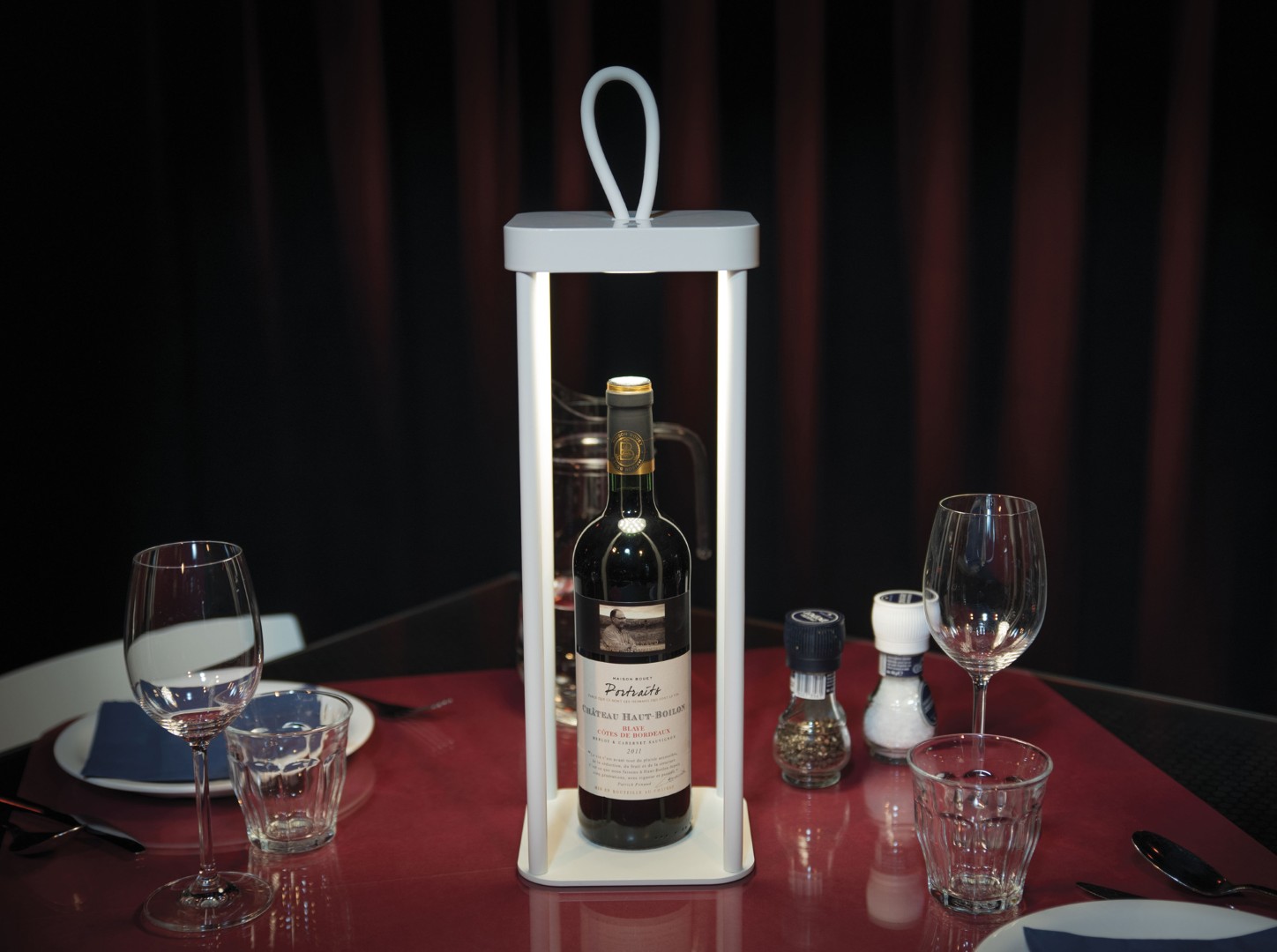 EventLITE Lantern-WW Moderne 2,2 W IP54 accu lantaarn - wit