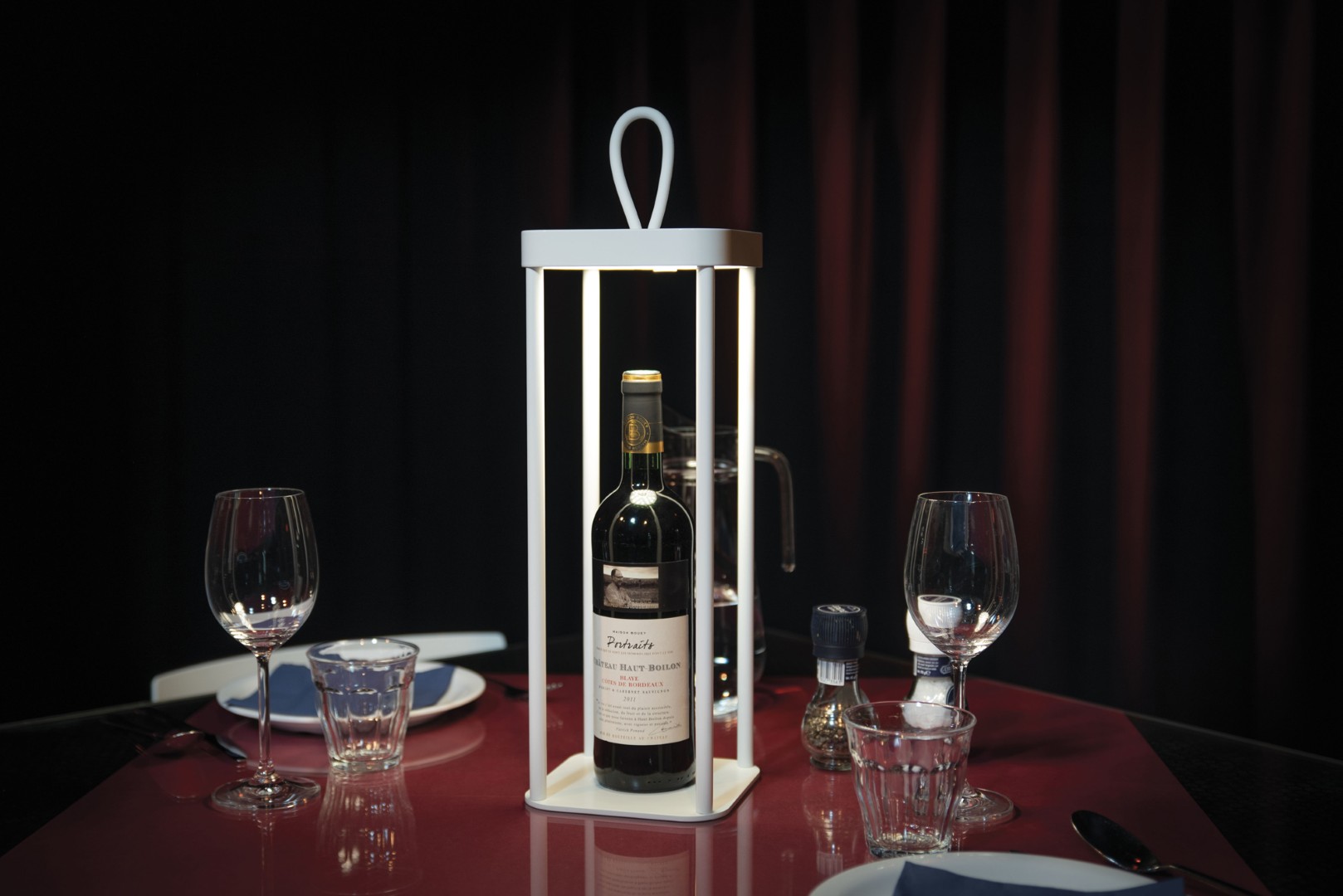 EventLITE Lantern-WW Moderne 2,2 W IP54 accu lantaarn - wit