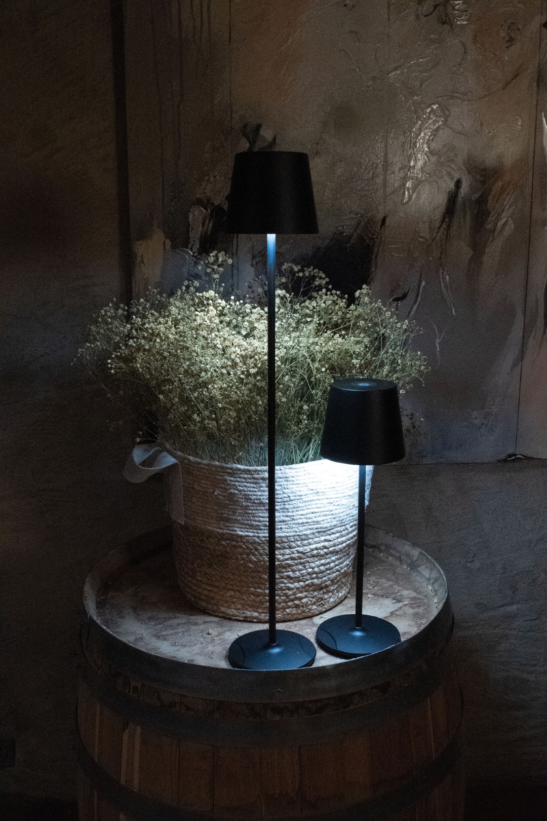 EventLITE Table-RGBW RGBW Accu LED Lamp - zwart