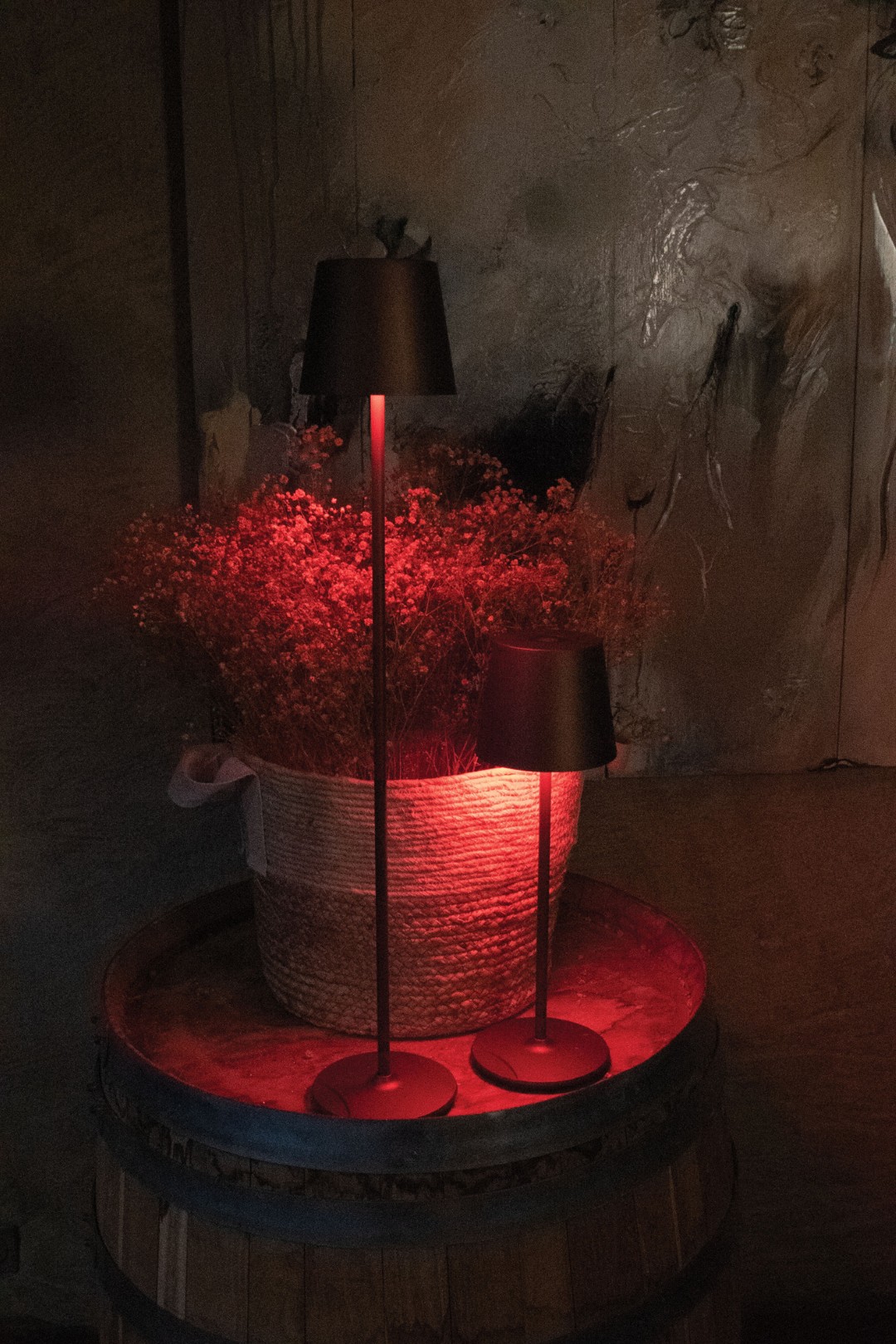 EventLITE Table-SW WW-CW Accu LED Lamp - brons