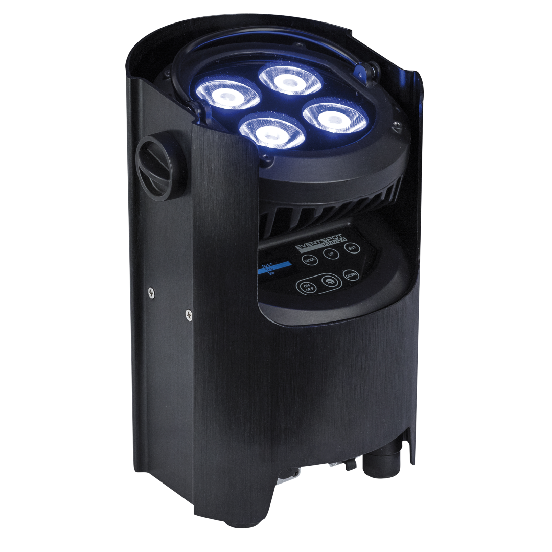 EventSpot 1600 Q4 4x 12W RGBW - zwart