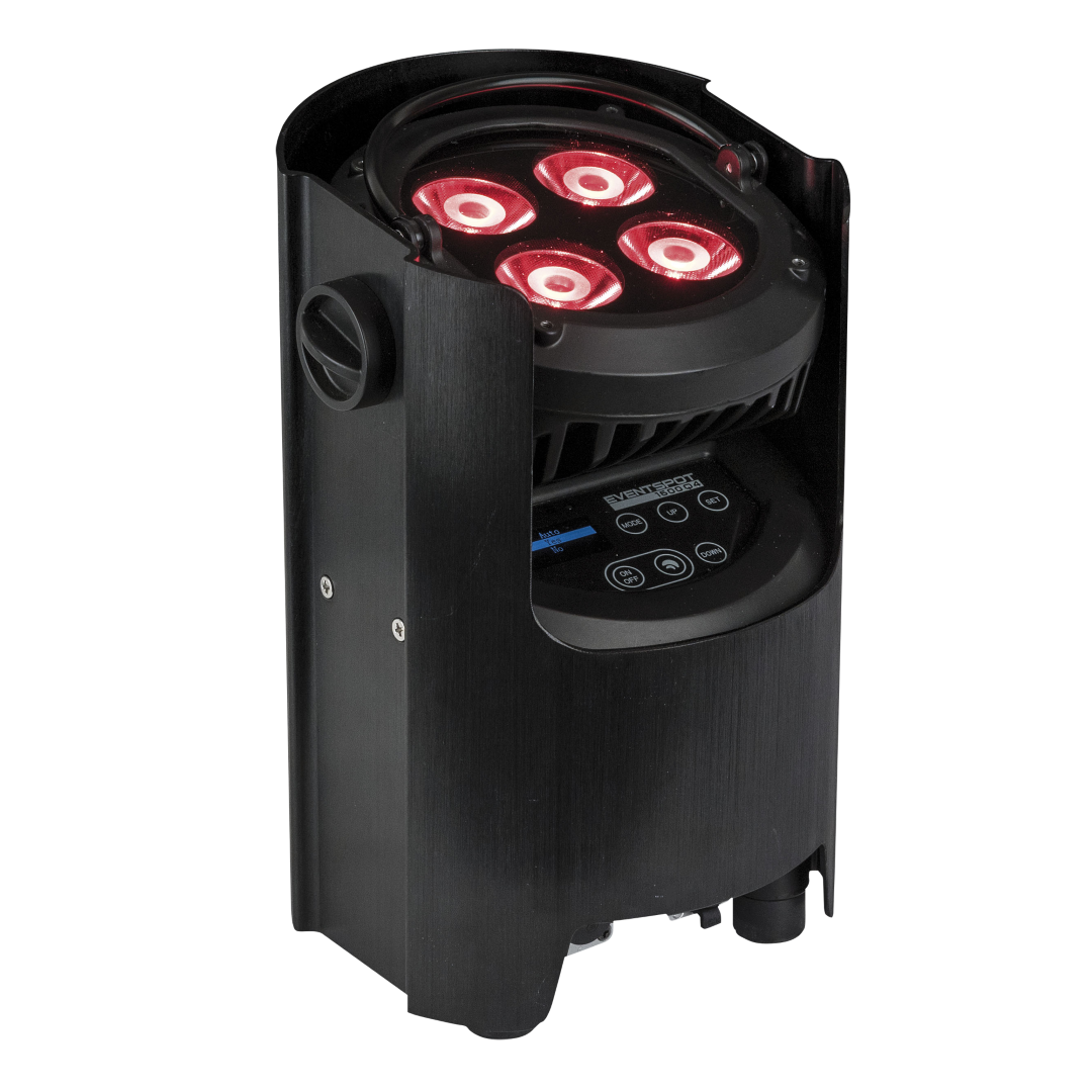 EventSpot 1600 Q4 4x 12W RGBW - zwart