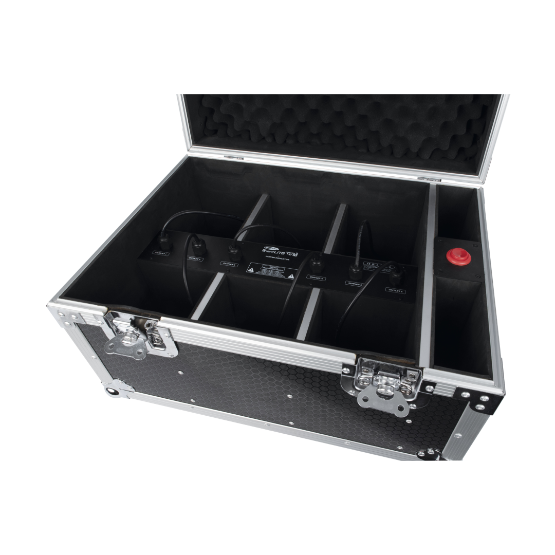 EventLITE 4/10 Q6 Set Flight Case incl. 6 x EventLITE 4/10 Q6