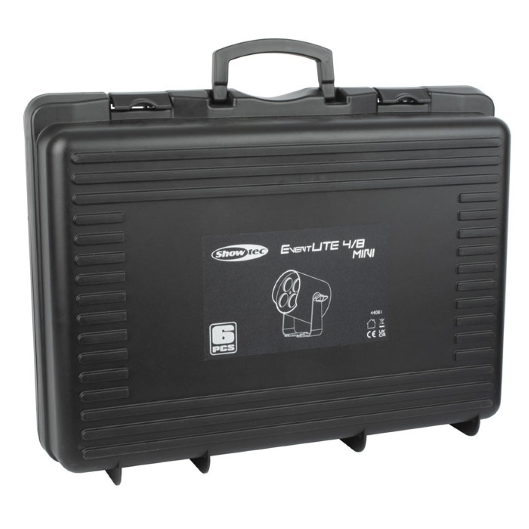 Case for 6x EventLITE 4/8 Mini Met ruimte voor accessoires