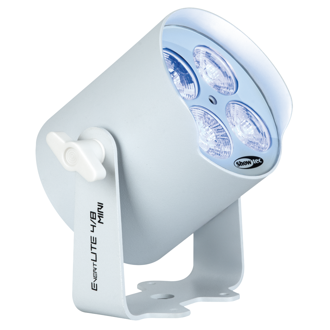 EventLITE 4/8 Mini Q6 IP65 Draagbare Spotlight - wit