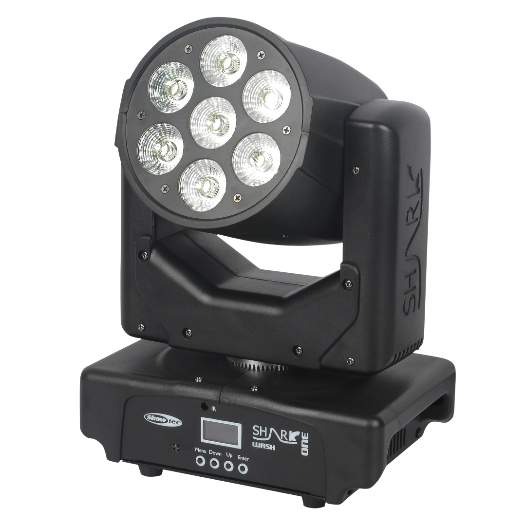 Shark Wash One 7x 12 W RGBWA-UV LED Wash Moving Head