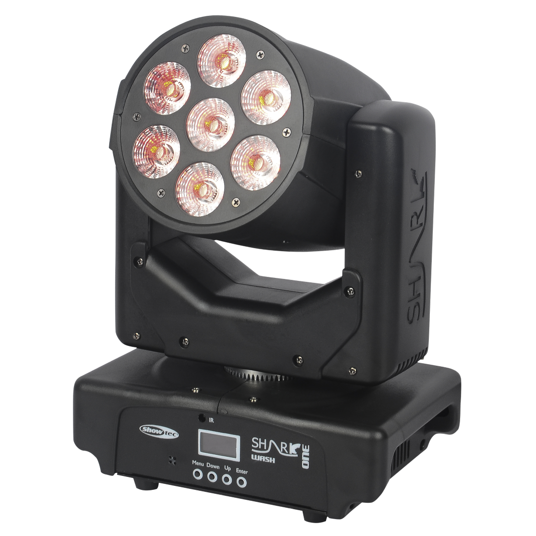 Shark Wash One 7x 12 W RGBWA-UV LED Wash Moving Head