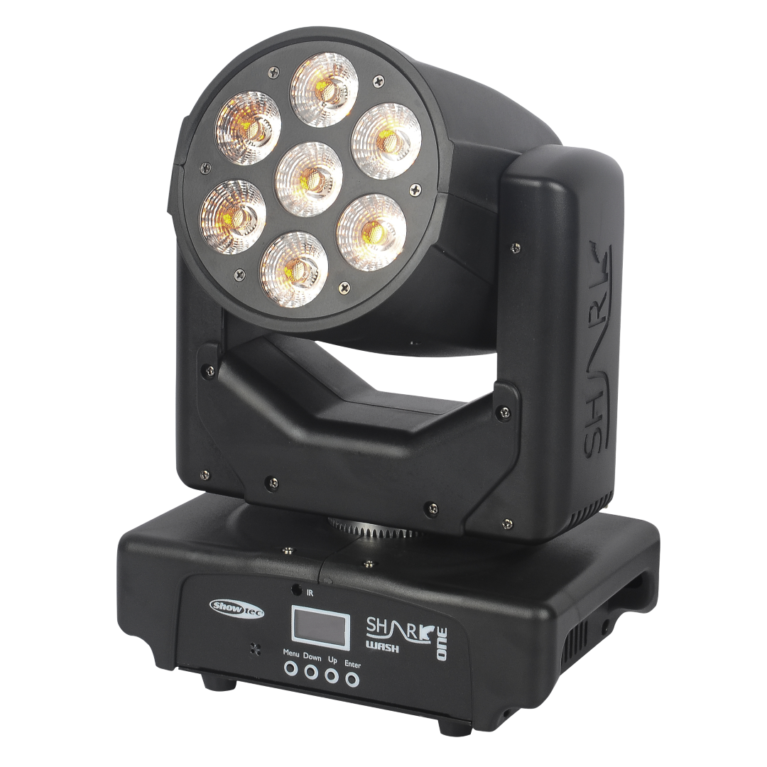 Shark Wash One 7x 12 W RGBWA-UV LED Wash Moving Head