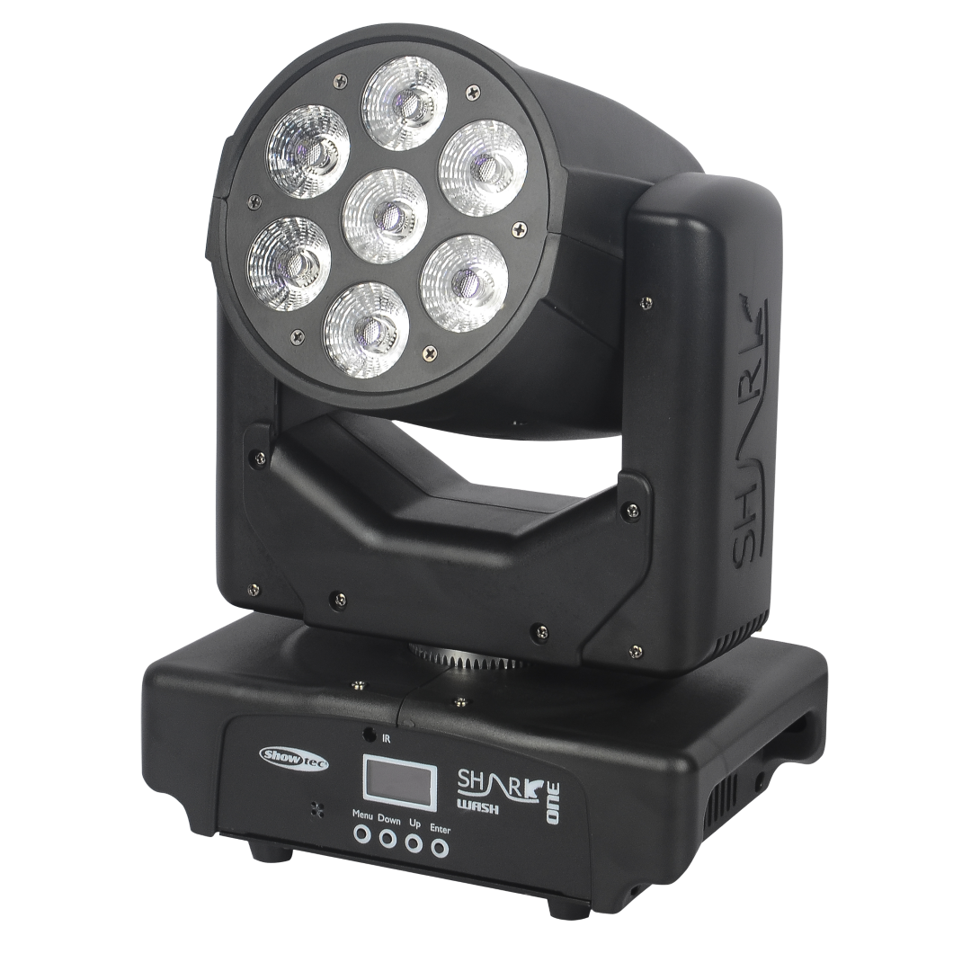 Shark Wash One 7x 12 W RGBWA-UV LED Wash Moving Head