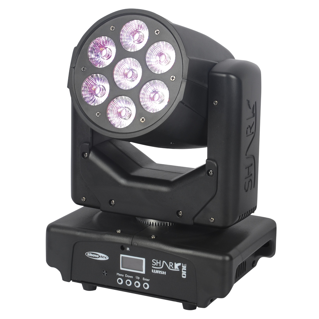 Shark Wash One 7x 12 W RGBWA-UV LED Wash Moving Head