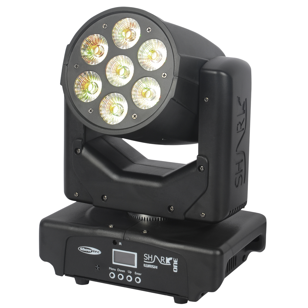 Shark Wash One 7x 12 W RGBWA-UV LED Wash Moving Head