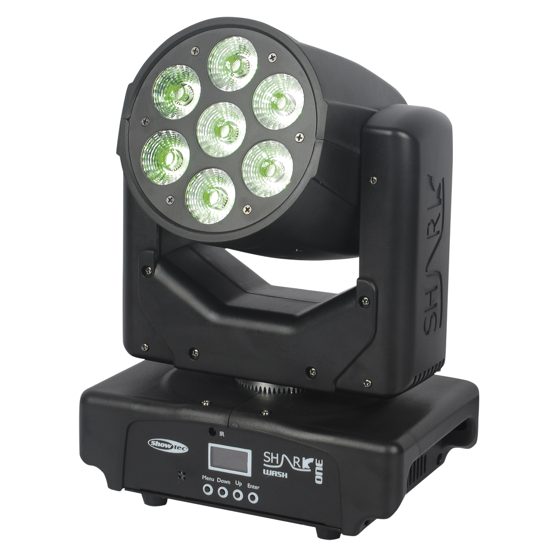 Shark Wash One 7x 12 W RGBWA-UV LED Wash Moving Head