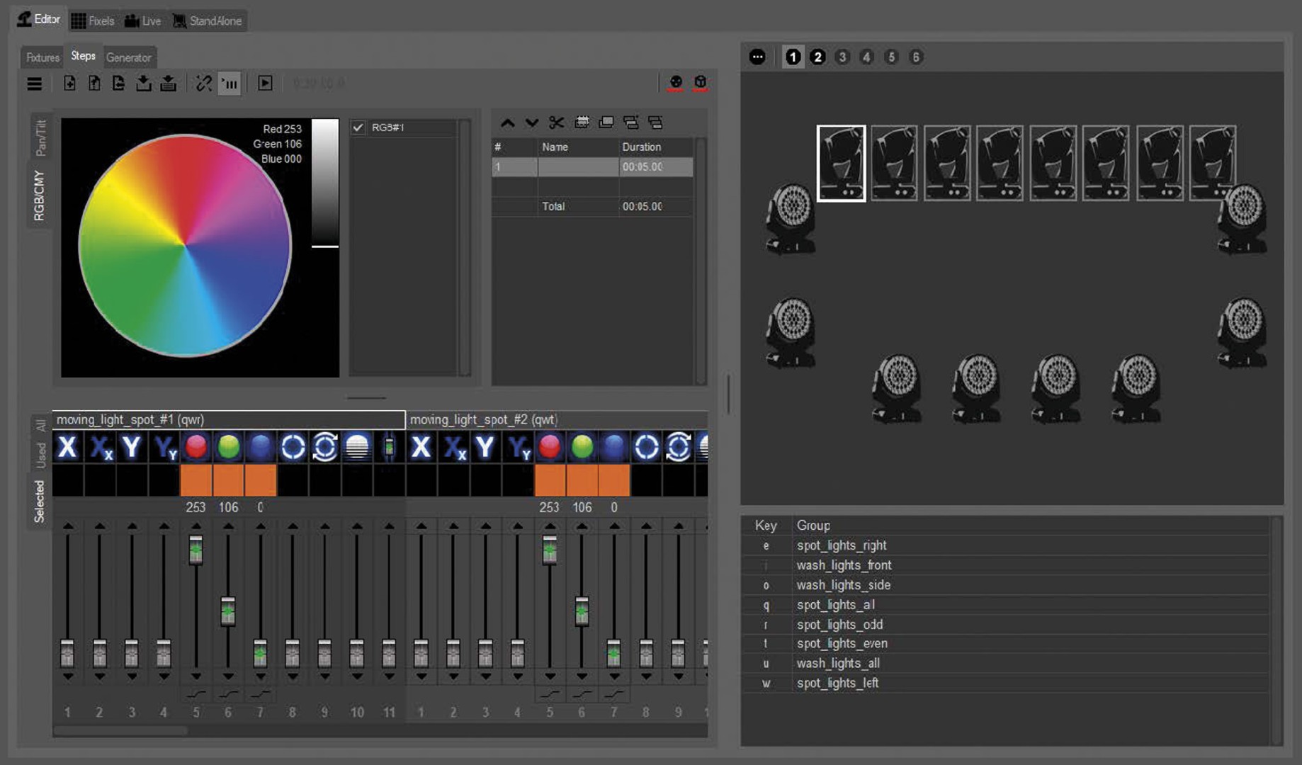 Quick DMX IR Remote Optionele afstandsbediening voor Rack 1024