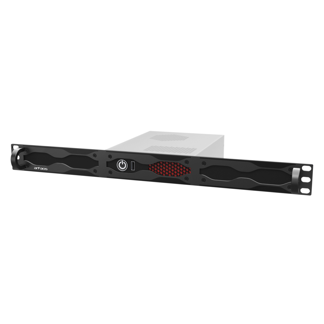 VS1 - 19-inch rack plate 1 HE - 3x VS-1 (max.)