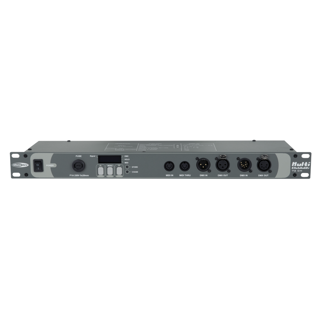 Multi Exchanger DMX512 naar 72-kanaals analoge uitgang