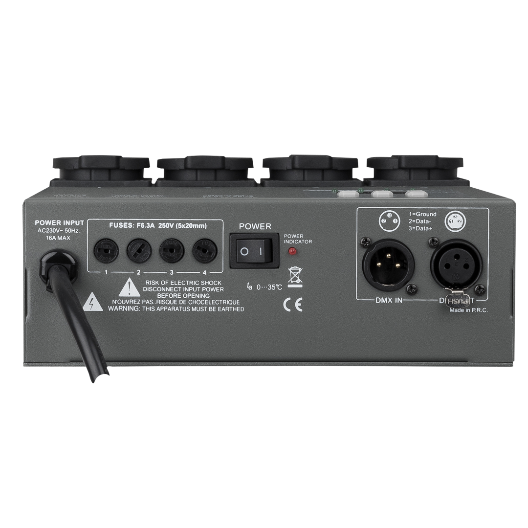 MultiSwitch DMX512 4-kanaals schakelpack
