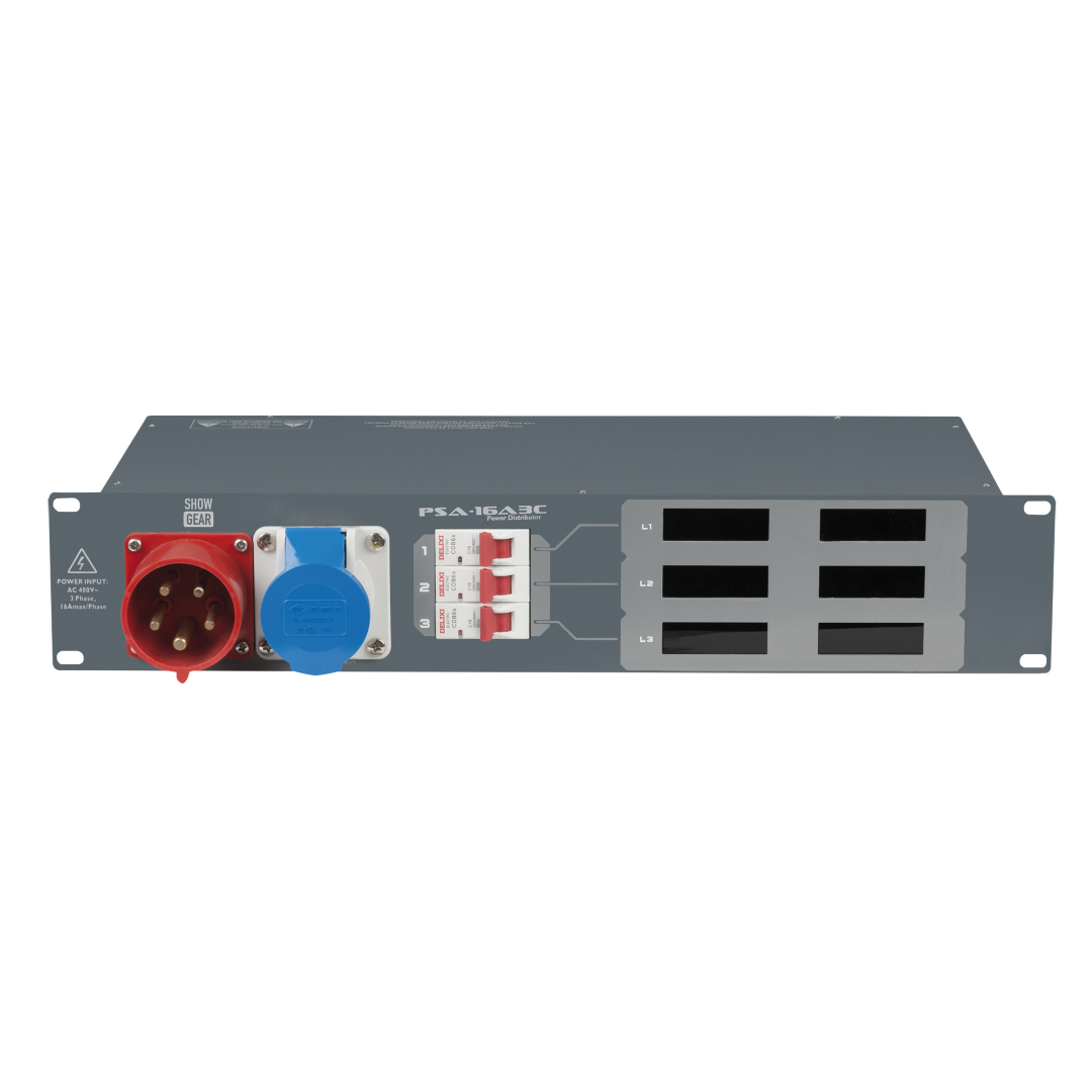 PSA-16A3C 3x MCB - CEE-uit