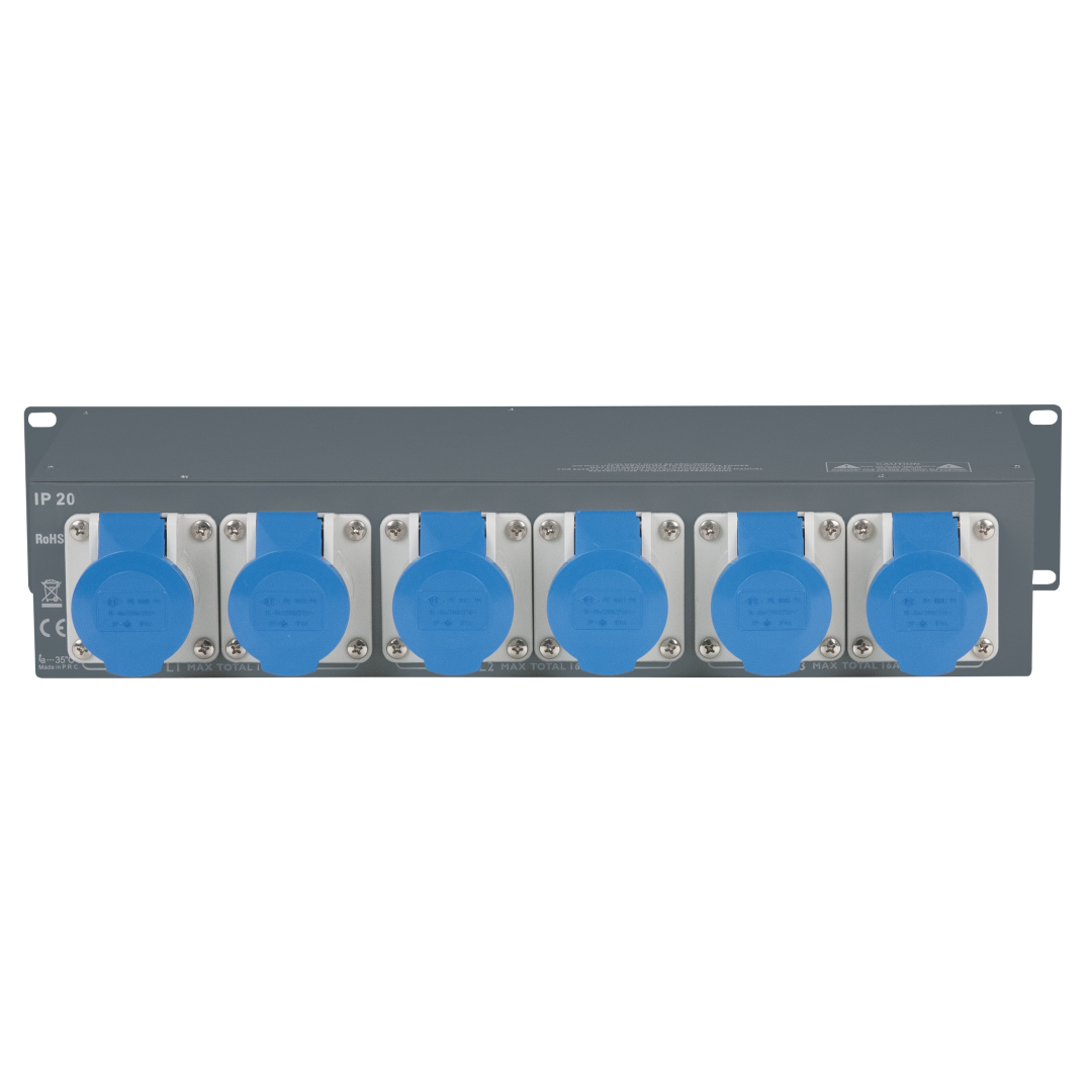 PSA-16A3C 3x MCB - CEE-uit
