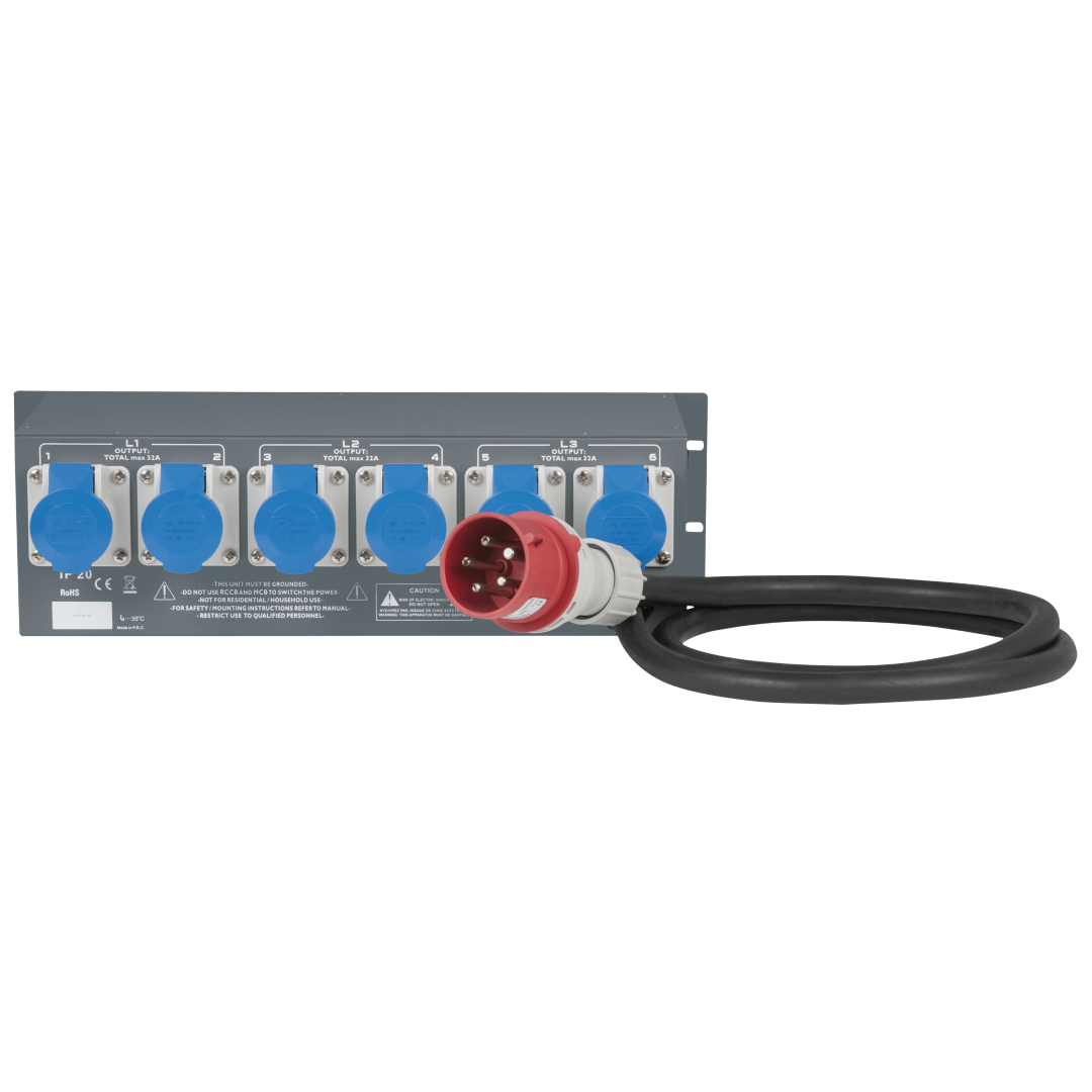 PSA-32A6C 6x MCB - CEE-uit