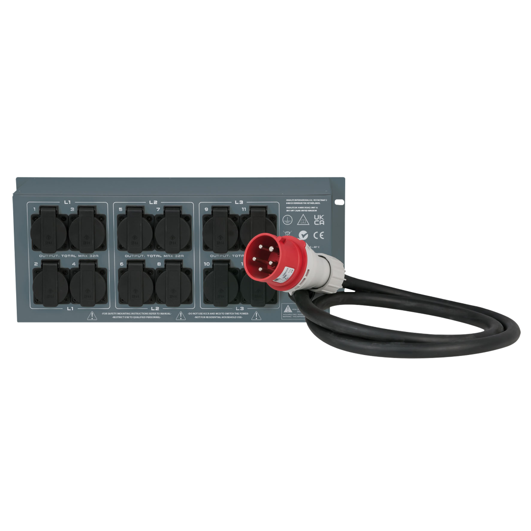 PSA-32A12S 12x MCB - Schuko-uit