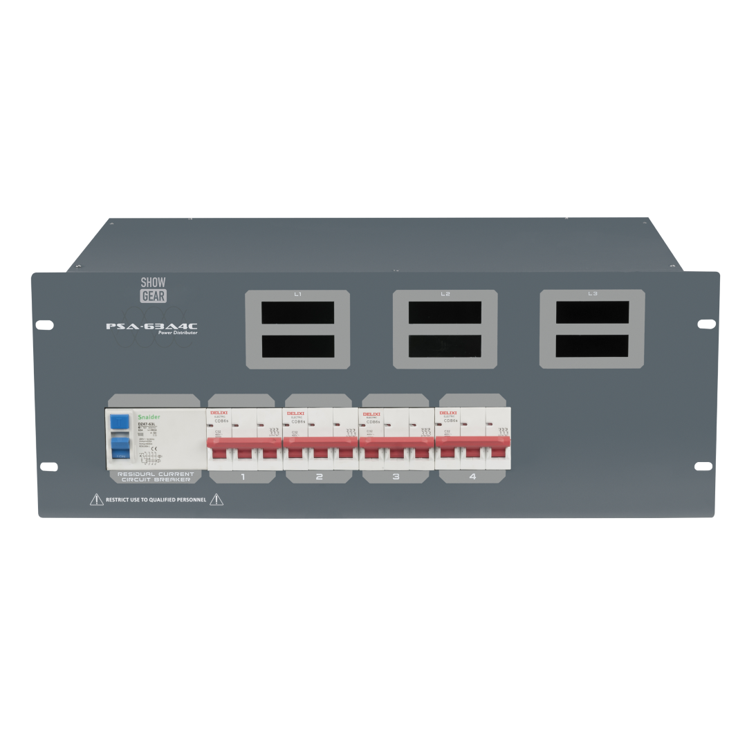 PSA-63A4C 4x MCB - CEE-uit