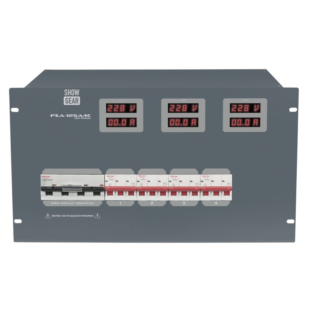 PSA-125A4C 4x MCB - CEE-uit
