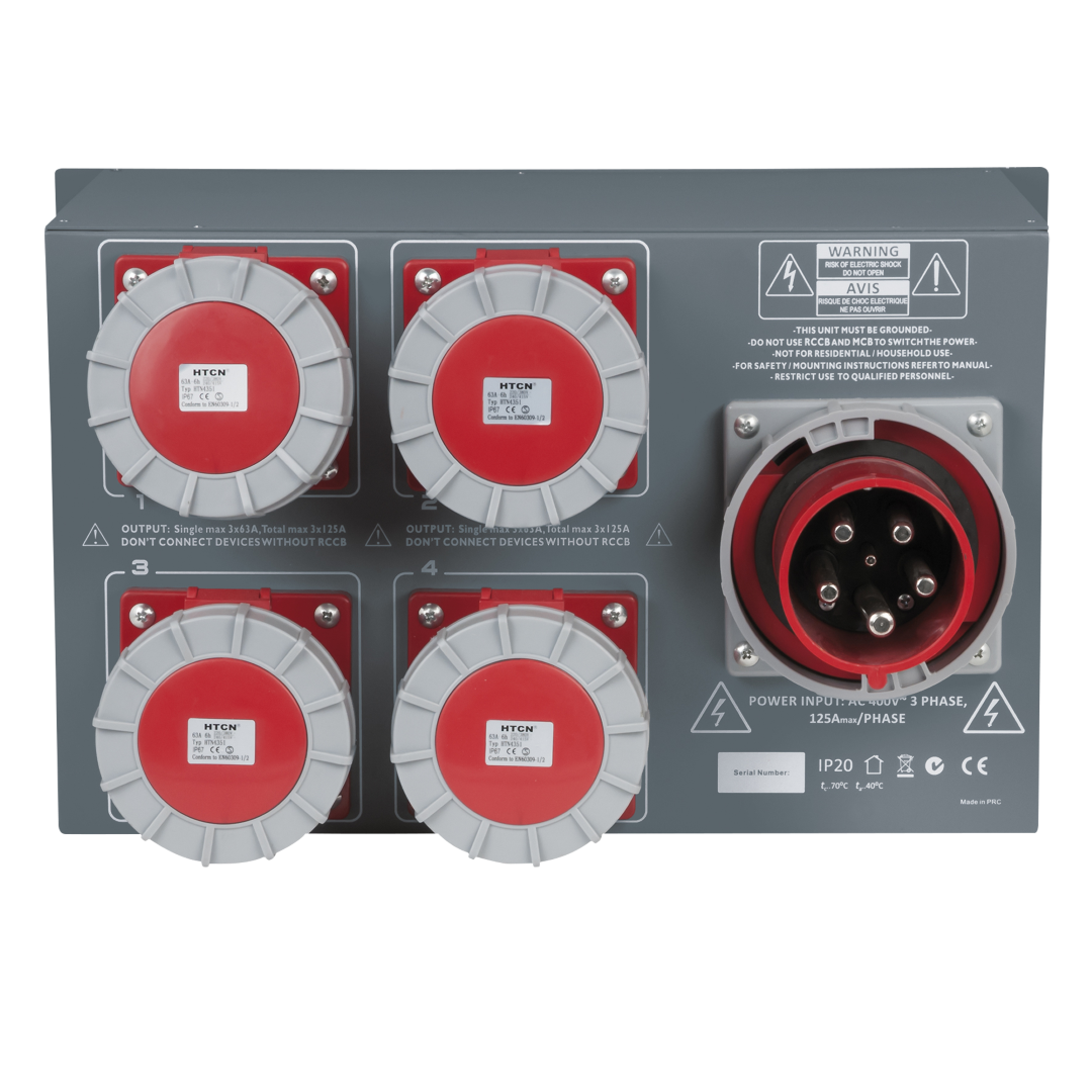 PSA-125A4C 4x MCB - CEE-uit