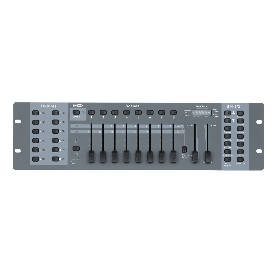 SM-8/2 16-kanaals lichttafel