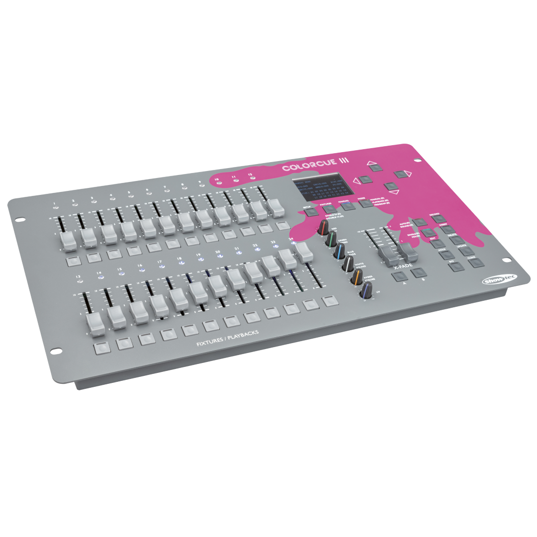 ColorCue 3 Intelligente 24-fader, 6-kleuren LED controller