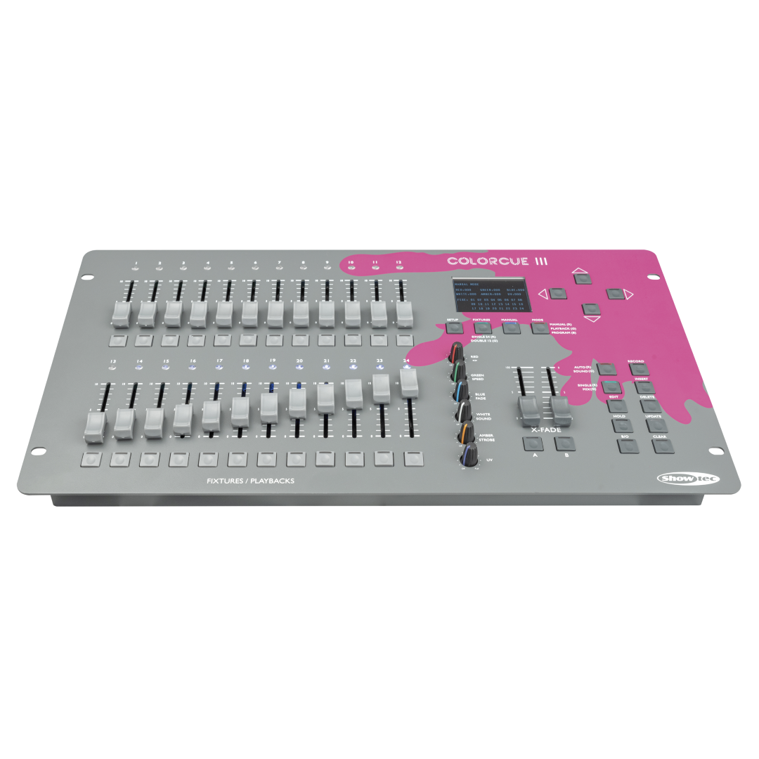 ColorCue 3 Intelligente 24-fader, 6-kleuren LED controller