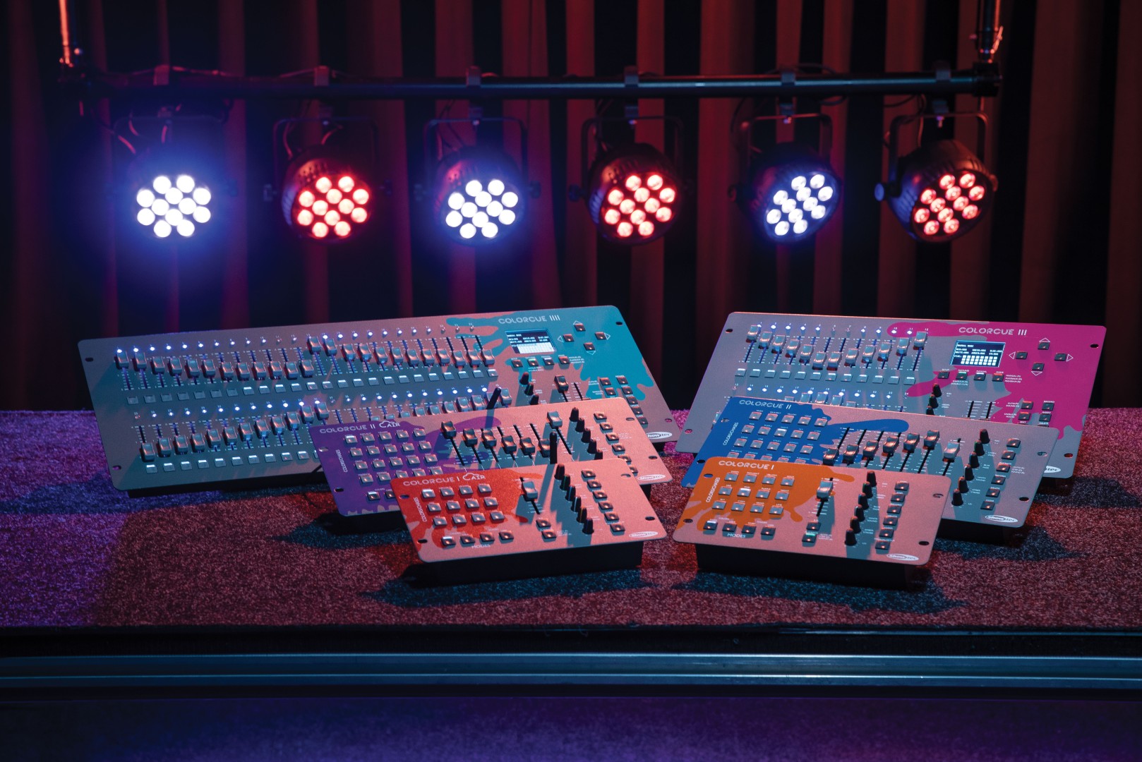ColorCue 3 Intelligente 24-fader, 6-kleuren LED controller