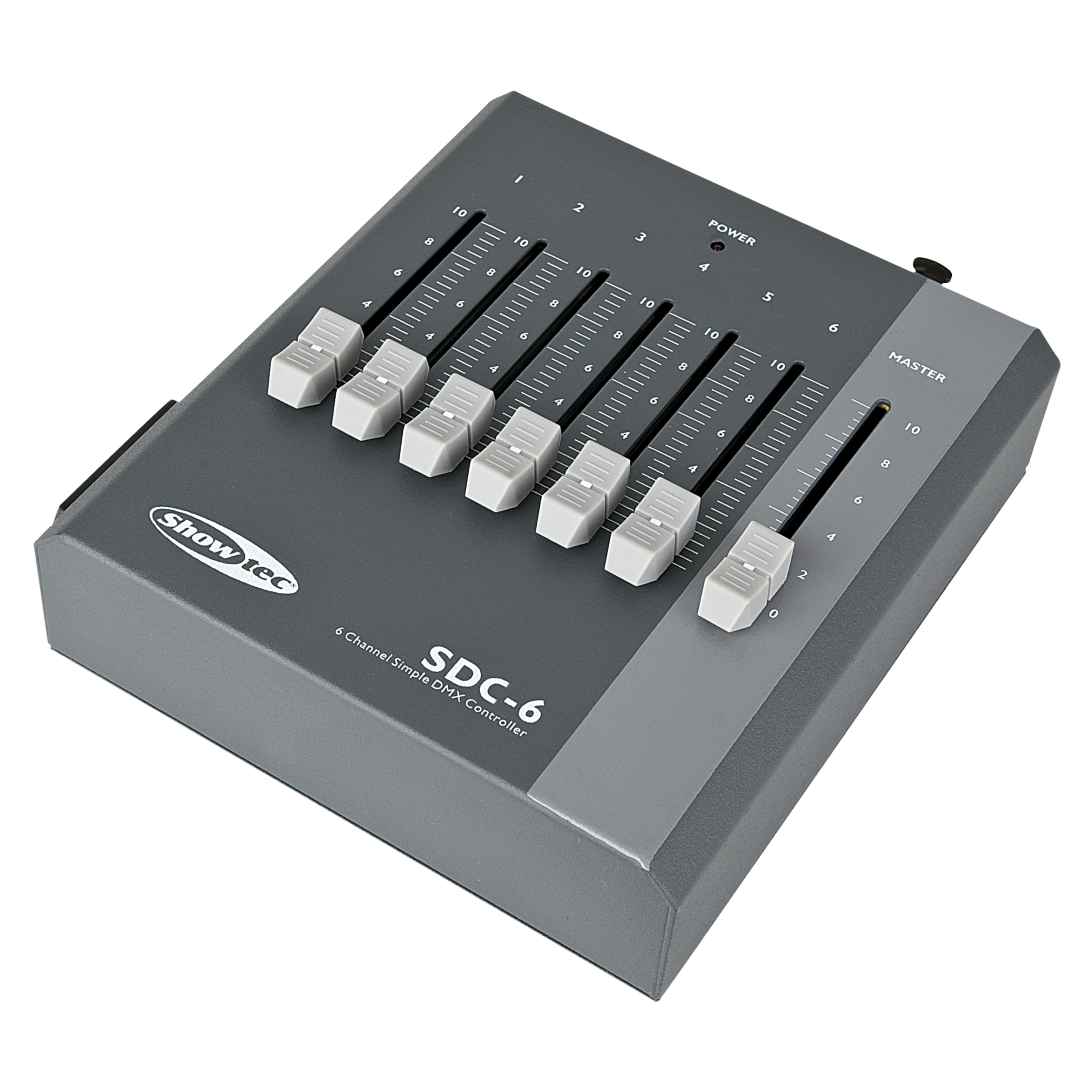 SDC-6 6-kanaals DMX-controller