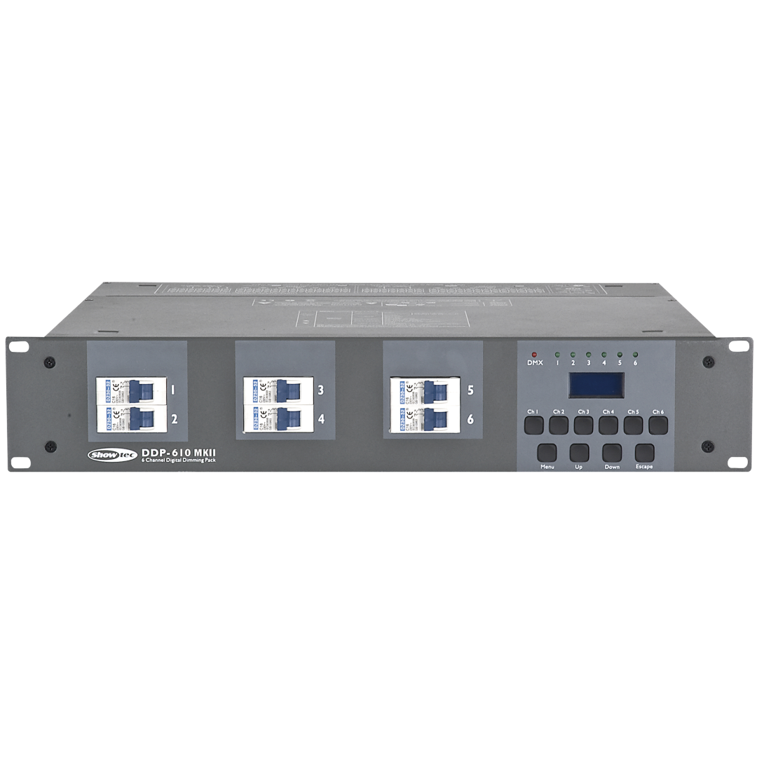 DDP-610 MKII 6-kanaals DigiDimPakket, 10A zekering, meerpolig