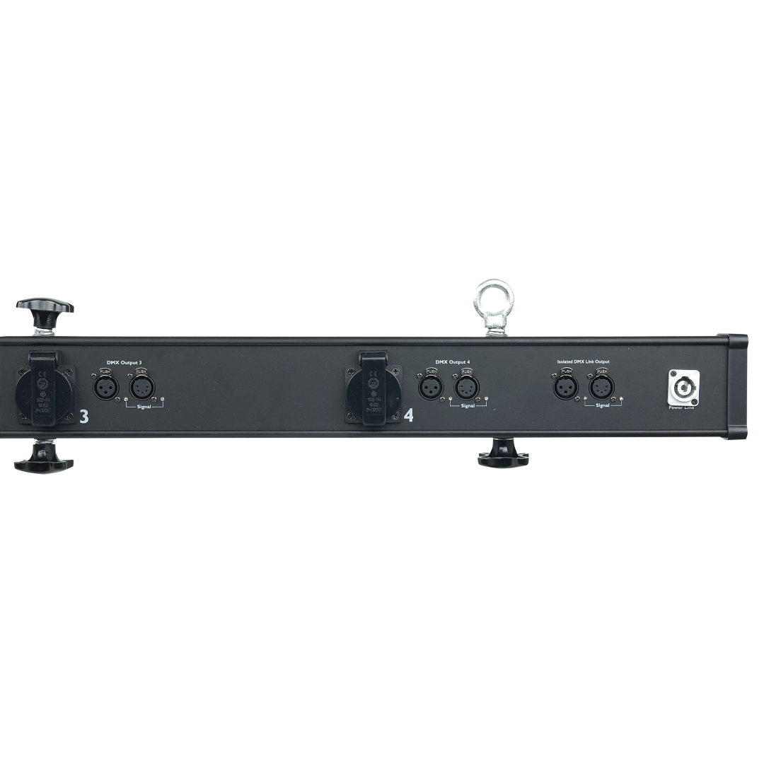 DMX Booster Bar 4 4-kanaals DMX Booster 3- en 5-polige XLR