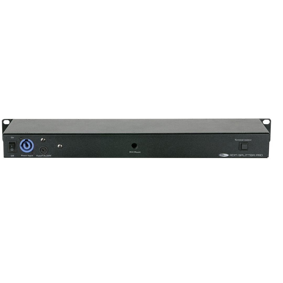 RDM Splitter Pro 4-kanaals DMX Booster met RDM 3- en 5-polige XLR